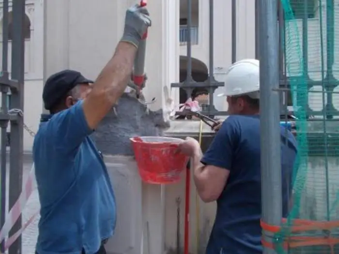 Consolidamento colonna giardini