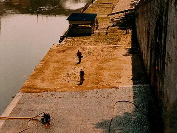 pulizia banchine tevere